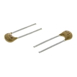 KEMET 470 pF Multilayer Ceramic Capacitor, 200V DC, ±5 % Tolerance, Through Hole Radial Mount, C0G C315C471J2G5TA