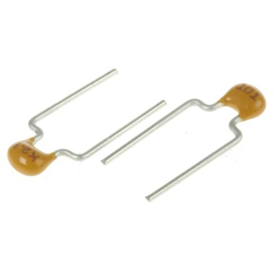 KEMET 100 pF Multilayer Ceramic Capacitor 200V dc ±5 % Through Hole Radial C322C101J2G5TA