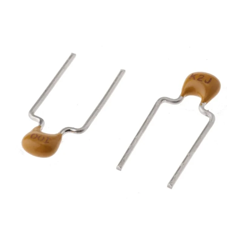 KEMET 10 pF Multilayer Ceramic Capacitor 200V dc ±5 % Through Hole Radial C322C100J2G5TA