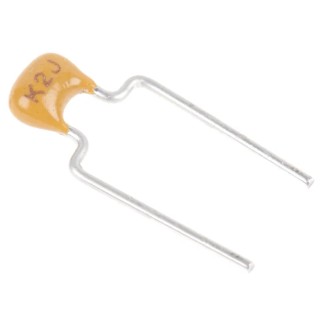 KEMET 1 nF Multilayer Ceramic Capacitor 200V dc ±5 % Tolerance Through Hole Radial C322C102J2G5TA