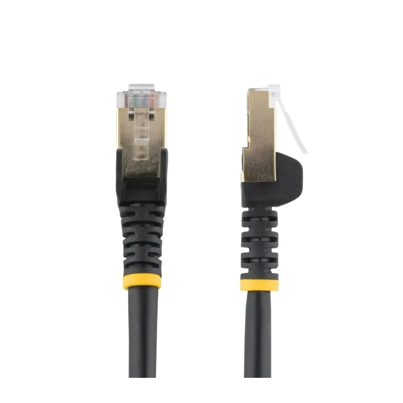 StarTech.com Cat6a Shielded Screened Ethernet Cable 10 m Black PVC Jacket 26AWG Copper RJ45 