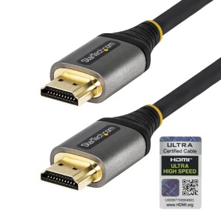 StarTech.com 3 m 8K HDMI Cable Male to Male HDMI 2.1 Grey Black HDMM21V3M