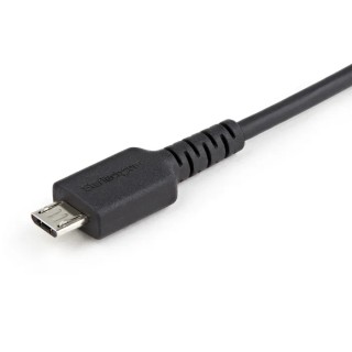 StarTech.com USB 2.0 Male USB Type A to Male Micro USB Type B Cable Black 1m USBSCHAU1M