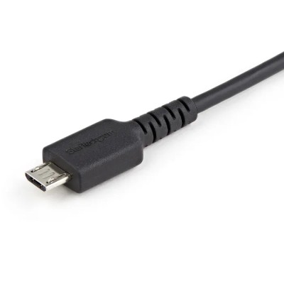 StarTech.com USB 2.0 Male USB Type A to Male Micro USB Type B Cable Black 1m USBSCHAU1M