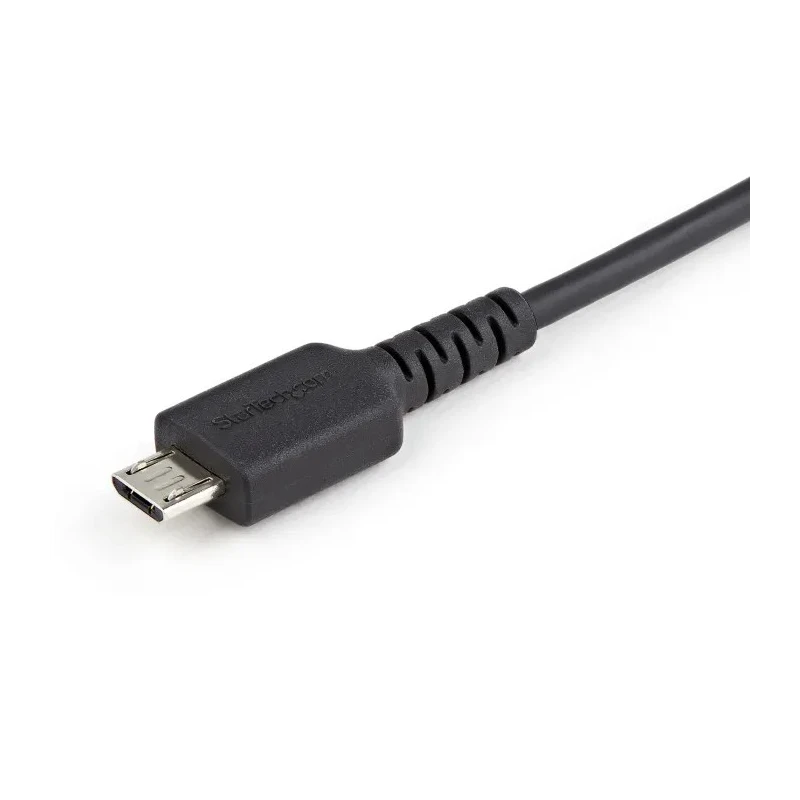 StarTech.com USB 2.0 Male USB Type A to Male Micro USB Type B Cable Black 1m USBSCHAU1M