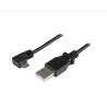 RS PRO IC Socket USB Cable, Male USB Type A to Male Micro USB Type B, USB 2.0, Black PVC Jacket, 2 m 236-9083