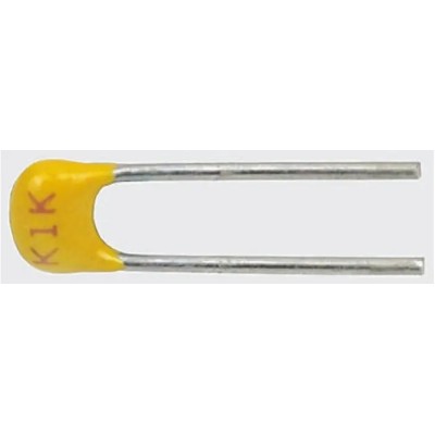 KEMET 2.2 nF Multilayer Ceramic Capacitor, 100V DC, ±10 % Tolerance, Through Hole Radial Mount C322C222K1R5TA