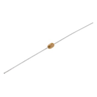 KEMET 10 nF Multilayer Ceramic Capacitor, 100V dc, ±10 %, Axial Leaded, X7R Dielectric C410C103K1R5TA