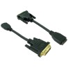 RS PRO Male DVI-D Dual Link to Female HDMI Cable 150 mm Polyvinyl Chloride Jacket 236-9108