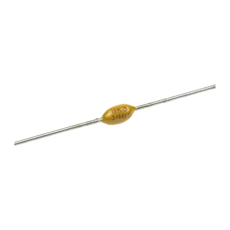 KEMET 10 nF Multilayer Ceramic Capacitor, 50V DC, ±10 % Tolerance, Axial Mount, Aximax 400 Series C410C103K5R5TA