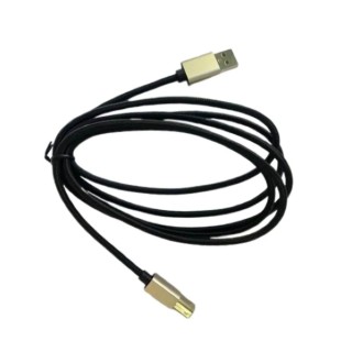 RS PRO IC Socket USB Cable Male USB Type A to Male USB B, USB 2.0, Black Jacket, 2 m 236-9152