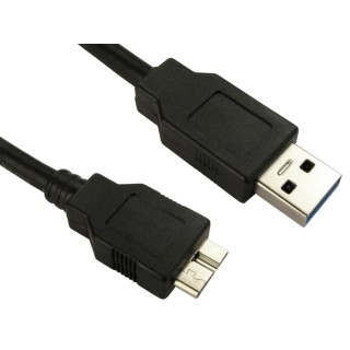RS PRO IC Socket USB Cable Male USB Type A to Male Micro USB Type B USB 3.0 2m 236-9161