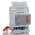 RS PRO 3 Phase Multifunction Energy Meter LCD Backlight 100A Direct Connection Modbus RTU 236-9297
