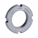 SKF Lock Nut Bearing Assembly for Use with Bearing KM 4, 20mm ID, 32mm OD, Threaded Reusable Lock Nut KM 4