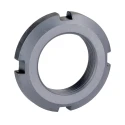 SKF Lock Nut Bearing Assembly for Use with Bearing KM 4, 20mm ID, 32mm OD, Threaded Reusable Lock Nut KM 4