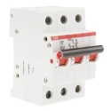 ABB Pro M E200i Molded Case Circuit Breaker 3-Pole 125A 6kA Breaking Capacity DIN Rail 2CDE283001R0125 E203/125R