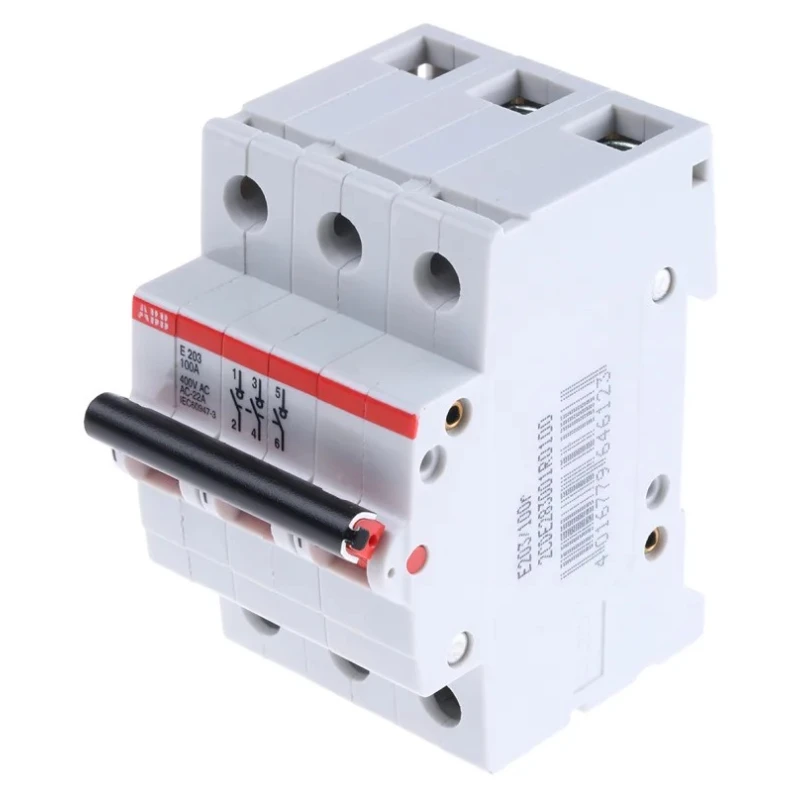 ABB Pro M Series S2CU Molded Case Circuit Breaker 1-Pole 100A, 25kA Breaking Capacity, 400V AC, DIN Rail Mount S2CU
