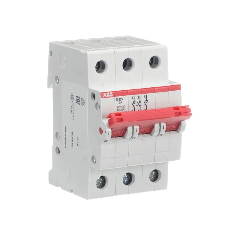 ABB Pro M Series S2CU Molded Case Circuit Breaker 1-Pole 100A, 25kA Breaking Capacity, 400V AC, DIN Rail Mount S2CU