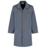 Alsico Grey Unisex Reusable Lab Coat M, Concealed Closure, 245gsm Polyester/Cotton MD30CGIN