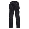 Portwest PW3 Workwear Unisex Work Trouser Black Grey Waist 28 to 48 in T602ZBR28
