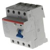 ABB F200 Series Residual Current Circuit Breaker 100A 4-Pole 30 mA Type AC 1 kA 400V ac 2CSF204001R1900 F204 AC-100/0,03
