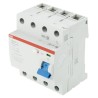 ABB F200 Series Residual Current Circuit Breaker 100A 3-Pole 300mA Type AC 1kA 400V AC 2CSF204001R3900 F204 AC-100/0,3