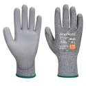 Portwest Grey Polyurethane Coated Gloves Size 7 Cut Resistant Palm Dipped A622G7RL