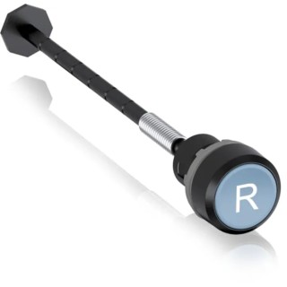 ABB KPR3 Series Blue Round Momentary Push Button Head 22.5 mm Cutout Diameter IP66 KPR3