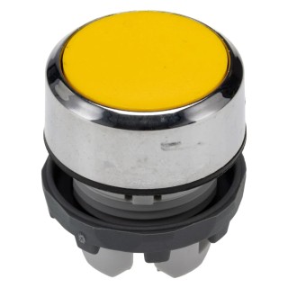 ABB MP1 Series Yellow Momentary Push Button Head 22.5 mm Cutout IP66 1SFA611100R2003