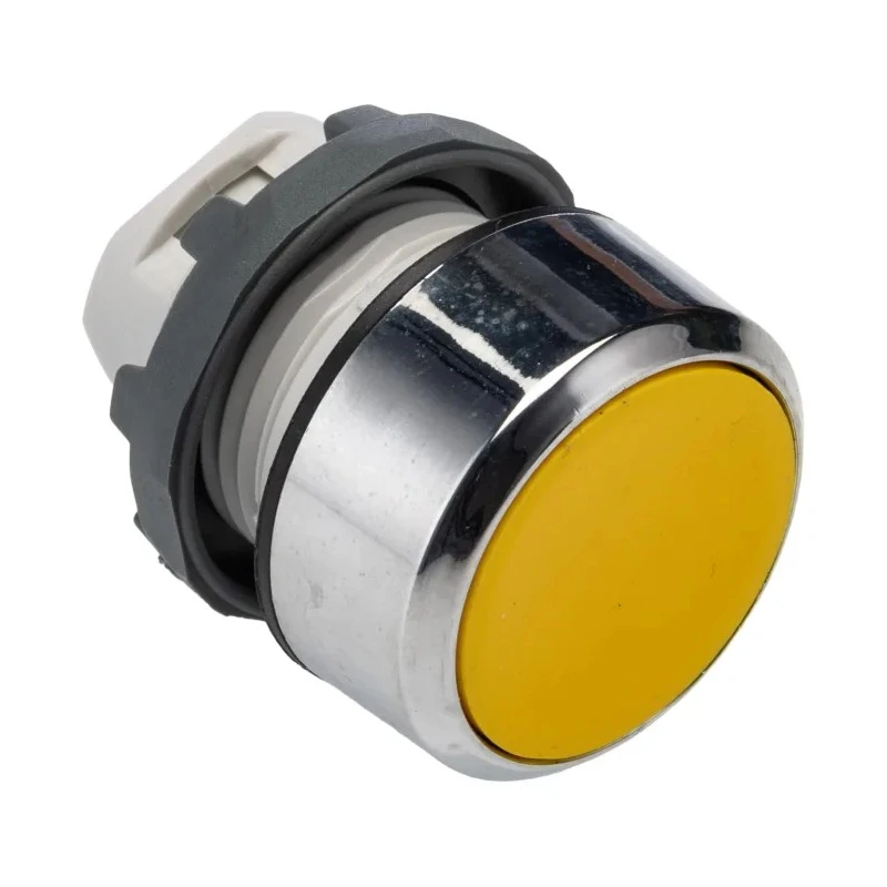 ABB MP1 Series Yellow Momentary Push Button Head 22.5 mm Cutout IP66 1SFA611100R2003