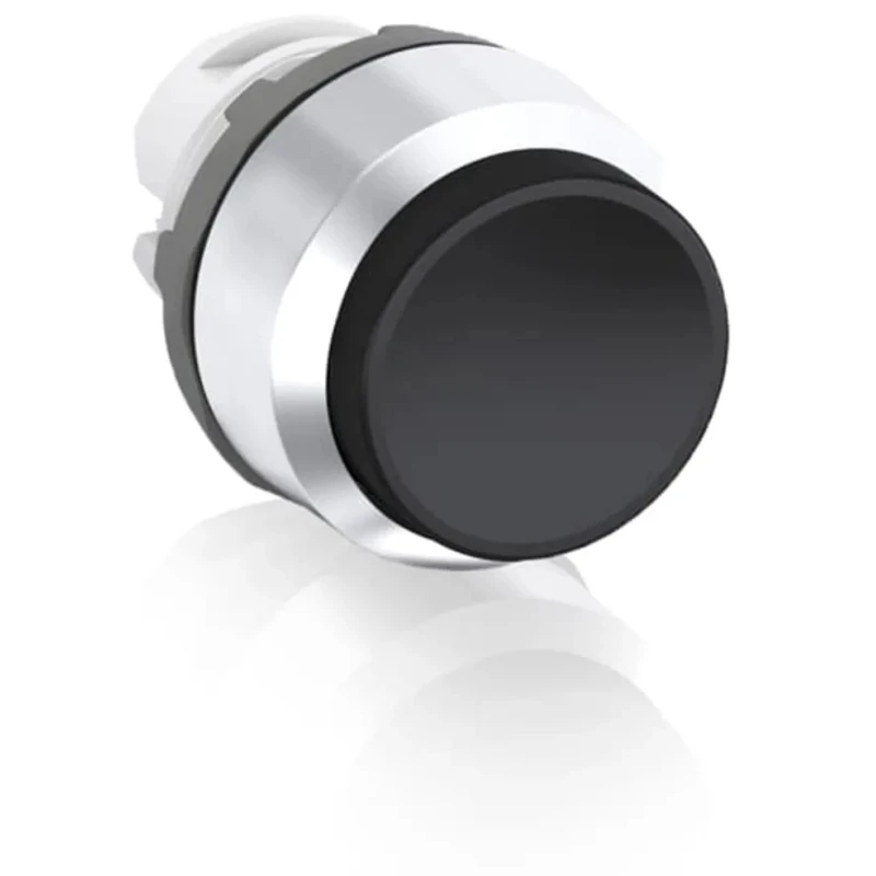 ABB MP3 Series Black Momentary Push Button Head 22.5 mm Cutout 1SFA611102R3006 MP3-30B