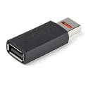 StarTech.com USB 2.0 Female USB 2.0 Type A to Female USB 2.0 Type A Adapter, Black Thermoplastic Elastomer USBSCHAAMF