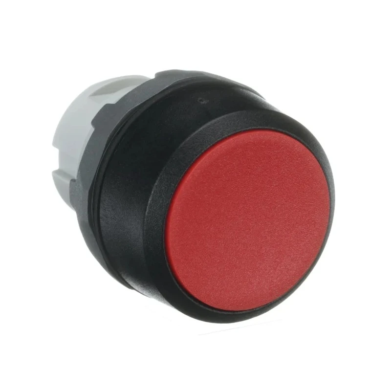 ABB MP2 Series Red Maintained Push Button Head 22.5mm Cutout Diameter Plastic IP66 1SFA611101R1001 MP2-10R