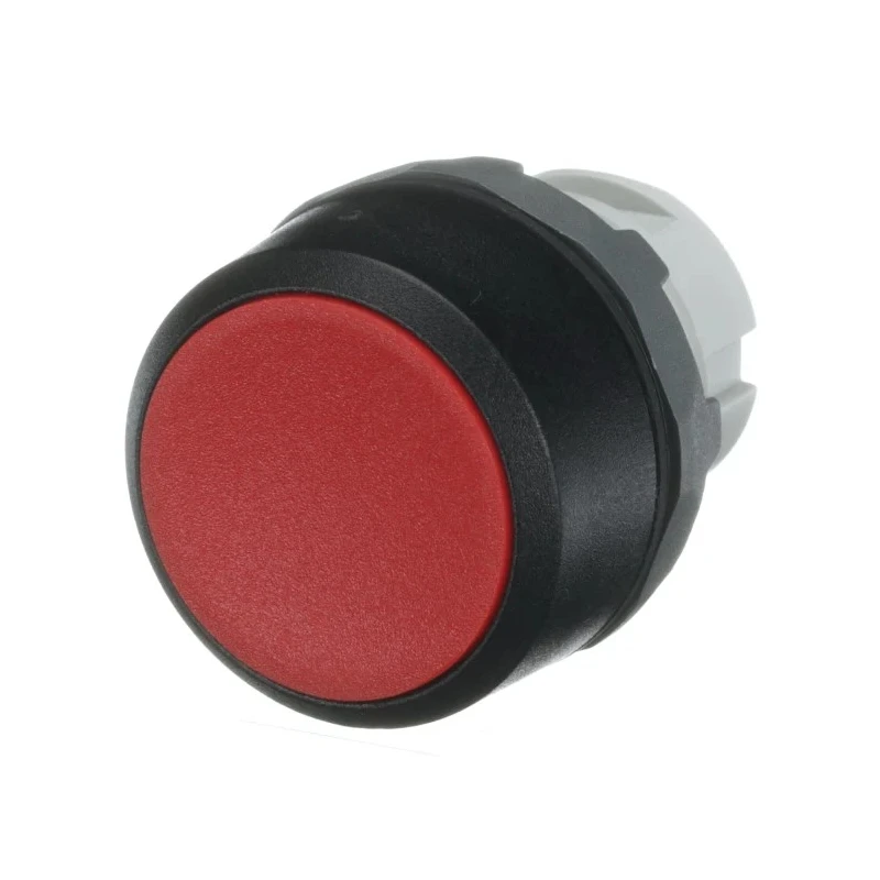 ABB MP2 Series Red Maintained Push Button Head 22.5mm Cutout Diameter Plastic IP66 1SFA611101R1001 MP2-10R