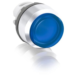 ABB MP3 Series Blue Momentary Push Button Head, Round 22 mm Diameter, 22.5 mm Cutout 1SFA611102R3104