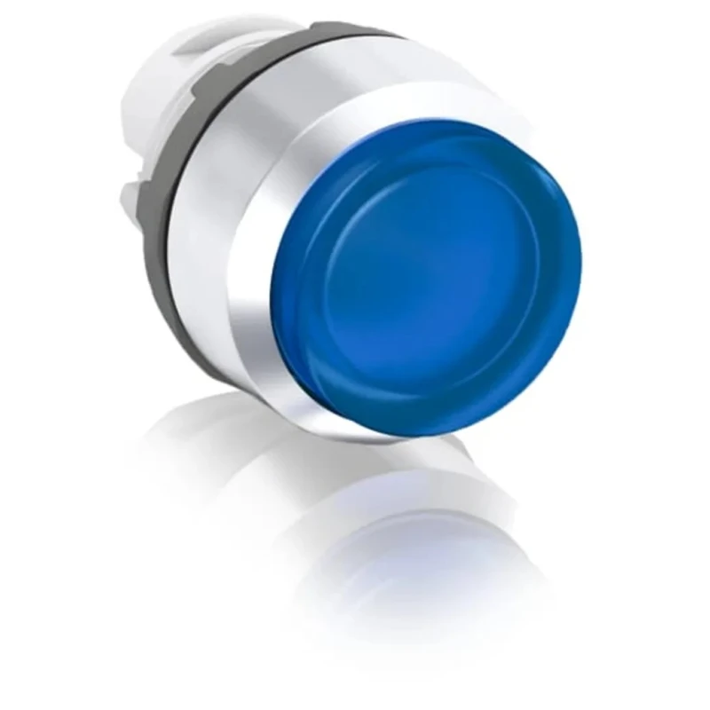 ABB MP3 Series Blue Momentary Push Button Head, Round 22 mm Diameter, 22.5 mm Cutout 1SFA611102R3104