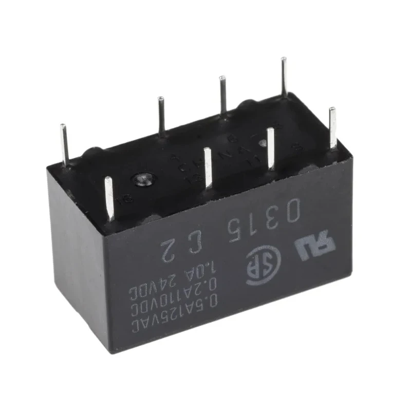 Omron Signal Relay PCB Mount DPDT 5V DC Coil 1A Switching Current G5V-2-H1 DC5