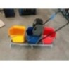 Triple Bucket Mop Wringer Trolley 50L 6w