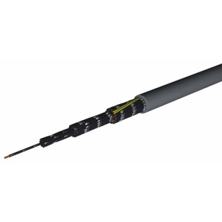AXINDUS CAELIFLEX Control Cable, 5 Cores, 1.5mm² 14 AWG, Unscreened, 50 m, Grey Polyvinyl Chloride Sheath 1050150