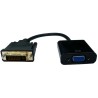 RS PRO DVI-D to VGA Monitor Adapter Female Connector Polyvinyl Chloride Housing 250mm Length 236-9105