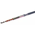 AXINDUS HIFLEX-CY Control Cable, 7 Cores 0.75mm² 18 AWG, Screened, 100 m Length, Grey Polyvinyl Chloride Sheath 90710075C100