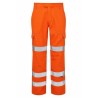 PULSAR Men's Hi Vis Trouser Orange Waist 28-50 in Elasticated Comfort PRARC07