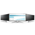 StarTech.com 34 in Transparent Plastic Privacy Screen for Monitor with Antimicrobial Matte Finish PRIVSCNMON34W