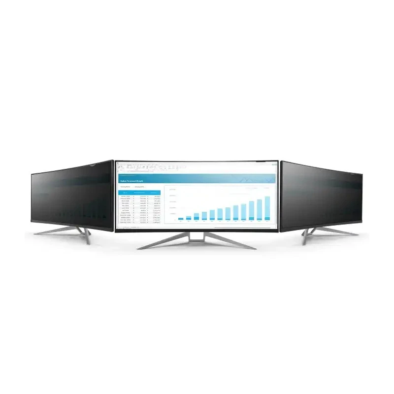 StarTech.com 34 in Transparent Plastic Privacy Screen for Monitor with Antimicrobial Matte Finish PRIVSCNMON34W