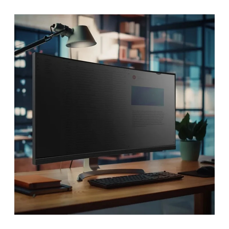 StarTech.com 34 in Transparent Plastic Privacy Screen for Monitor with Antimicrobial Matte Finish PRIVSCNMON34W