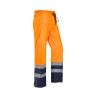 Sioen Flensburg Unisex Hi Vis Trouser Orange Navy XL Waist 31in Leg S101-5729-XL