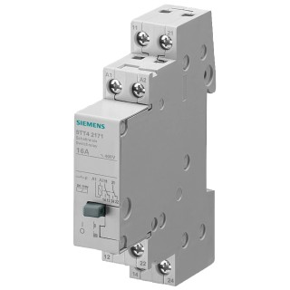 Siemens DIN Rail Non-Latching Relay, 30V DC Coil, 16A Switching Current, DPDT 5TT4217-6