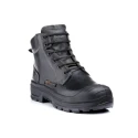Goliath Black Aluminium Toe Capped Men's Safety Boots Size 7 EU 41 Antistatic SRC Slip Resistant EN ISO 20345:2011 F2AR1338