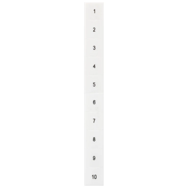Siemens Marker Strip Accessory for Standard Labelling System, Terminal Block, White, 8WH8140-5AB15