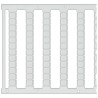 Siemens Marker Strip for use with Standard Labelling System, Terminal Block, White, Series 8WH8203 8WH8203-2AA05